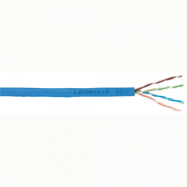 UTP 4PR 24AWG CAT6e 305м LSZH (медь) кабель синий  32754 (кратно 305) Legrand