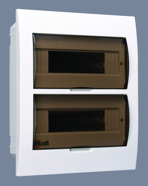 Бокс ЩРВ-П 24 IP41 31006DEK Корпус пластиковый встраиваемый 24 модуля, IP41, ЩРВ-П-24 DEKraft
