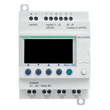 Реле модульное Schneider Electric  ZELIO LOGIC  SR3B101FU модульное 10 входное/выходное ~240В