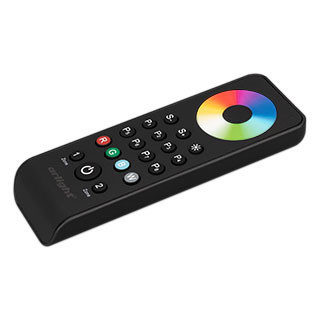 Arlight Пульт SMART-R43-RGBW Black (2 зоны, 2.4G) (ARL, IP20 Пластик, 5 лет)
