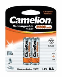 Аккумулятор CAMELION R6 2600 mAh Ni-Mh BL-2 6183 (кратно 2)