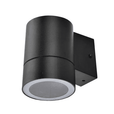 Светильник Ecola GX53 LED 8003A накладной IP65 прозрачный цилиндр металлический 1*GX53 черный 114x140x90 /FB53C1ECH
