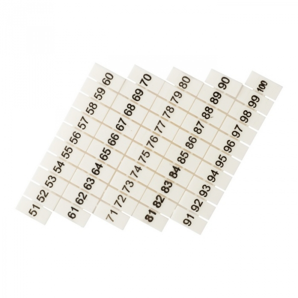 Маркеры для JXB-ST 2,5 с нумерацией 50-100 (10 шт.) EKF