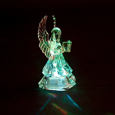 Feron Световая фигура, прозрачный пластик, 1LED (RGB), 3*AA, 90мм, LT100