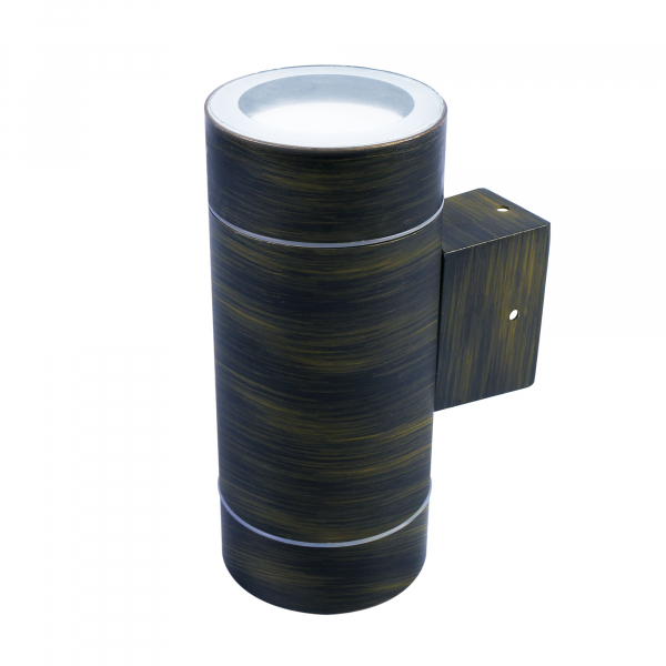 Uniel UUL-S92A 2х50W/GX53 IP65 BRONZE Светильник уличный, под две лампы GX53. Архитектурный накладной. Корпус бронза.