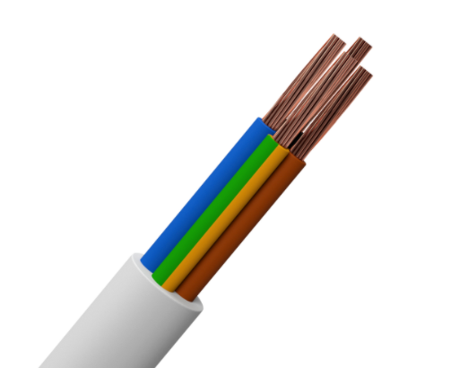 ПВС 4х6 (3х6+1х6) провод белый ПАРТНЕР-ЭЛЕКТРО