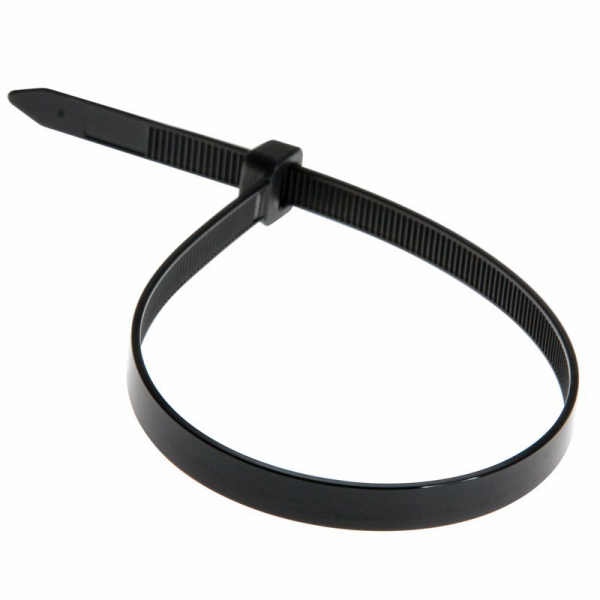 Хомут nylon 250x7,6 мм 100 шт. чёрный REXANT 07-0253
