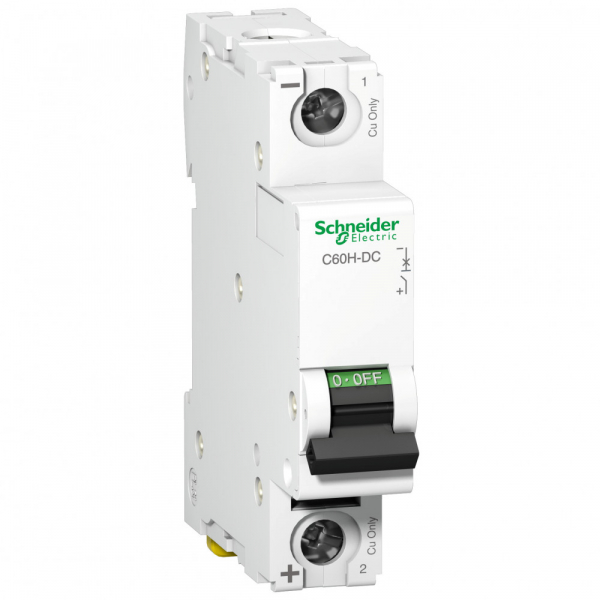 Автоматический выключатель Schneider Electric 1P 20А хар-ка C 250В 10кА Acti9 C60H-DC
