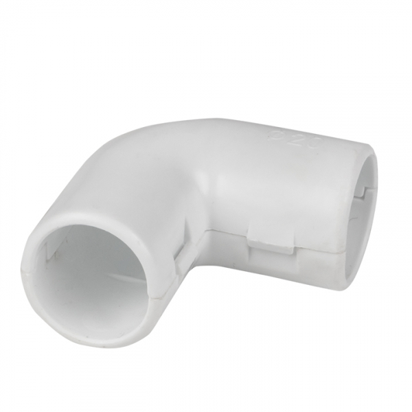 Угол 90 соединительный для трубы 16мм (5шт) белый Plast EKF (кратно 5)