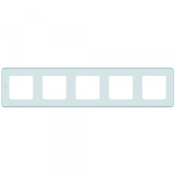 Legrand INSPIRIA Мятный Рамка 5-местная IP20 скрытая установка 673975