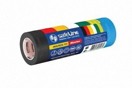 Изолента ПВХ набор 7 цветов 15мм 5м  Safeline Master (цена за комплект)