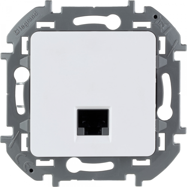 Legrand INSPIRIA Слоновая кость Розетка компьютерная 1-местная RJ45 6 UTP IP20 скрытая установка 673831
