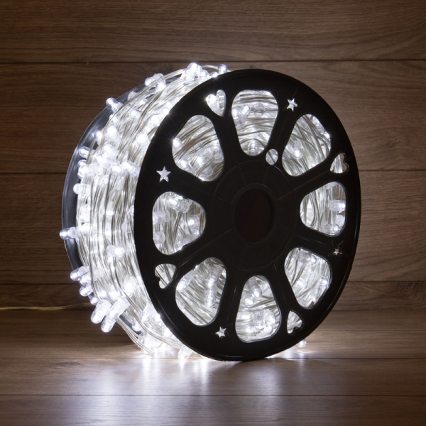 Гирлянда  Нить  LED ClipLight  уличная  IP65,  150 мм, белый свет, провод  прозрачный ПВХ,  NEON-NIGHT 325-165 325-165