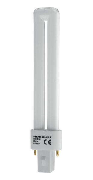 Компактная люминесцентная лампа OSRAM DULUX S 9W/827 G23