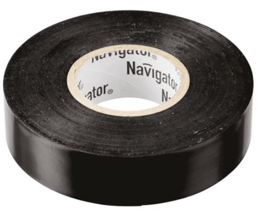 Изолента ПВХ черная 15мм 20м Navigator  NIT-B15-20/BL  71 103