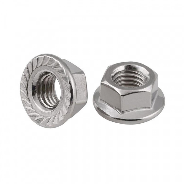 Гайка шестигранная М8 с фланцем (DIN 6923)