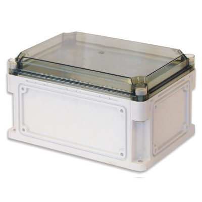 Щит 300х150х160 IP67 ( выс. крышки 35),стнк.выбв. флнц.,прозрачная крышка DKC 531311