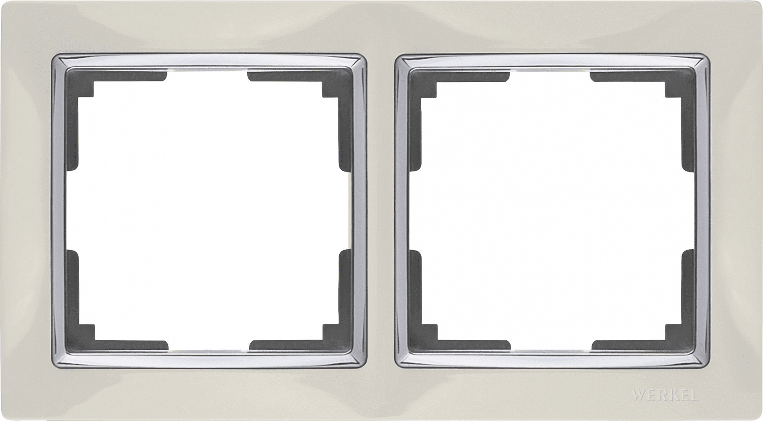 Werkel  Snabb Basic Слоновая Кость Рамка 2-местная WL03-Frame-02 a036631