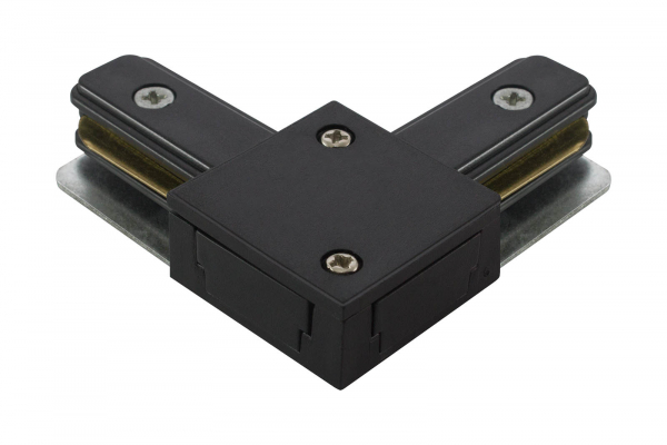 Коннектор TDM TLC-01-BL-L L-образный для шинопровода, черный