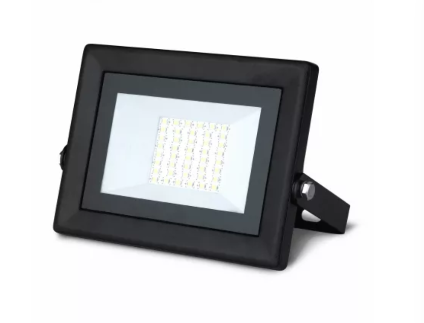 Прожектор светодиодный Gauss 30W   6500К 2700Лм IP65  170х151х30 мм черный Qplus