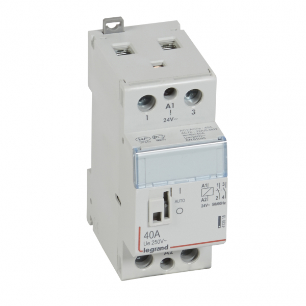 Legrand  Контактор  24V 2НО 40А с ручкой управления CX3 412515