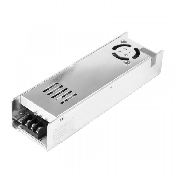 Источник питания  компактный 12V, 16,5A, 200W с разъёмами под винт, без влагозащиты (IP23) 200-200-4