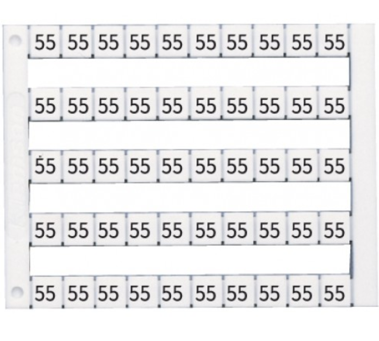 Горизонтальная  маркировка  (1….50) DY5 / (500 шт. в упаковке)  Klemsan 505040 (кратно 500)