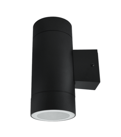 Светильник садово-парковый IN HOME GX53S-2B-цилиндр под лампу GX53 230B черный IP65 двусторонний