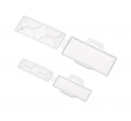 Маркировка кабеля плоская 11x32мм, (без надписей), под стяжку; KBE 1