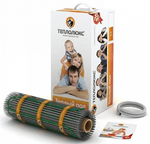 Теплолюкс Комплект теплых полов  TROPIX  MНH-480-3,00 без регулятора (двужильный мат, 3 кв.м, 480 Вт) под плитку