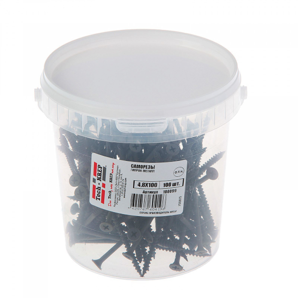 Саморез ШСГМ 4,8х100 (100 шт) - ведро Tech-Krep