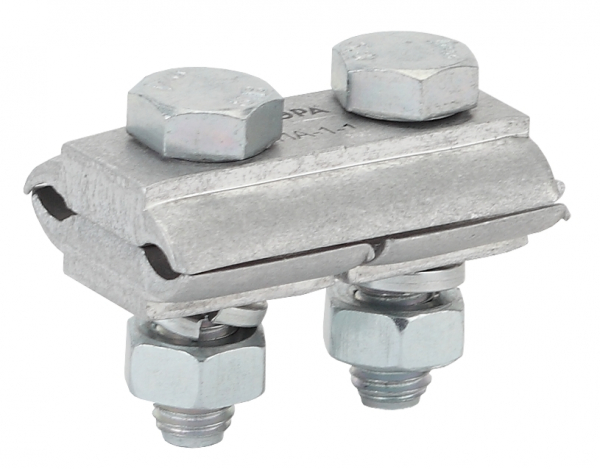 Зажим плашечный ПА-1-1 (5,1-9,0 мм2) 2 болта ЭРА