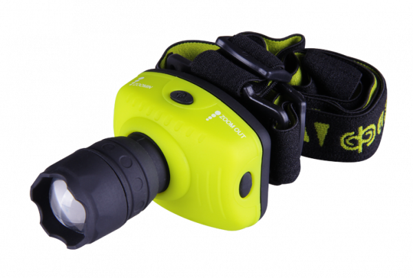 Фонарь ФAZA  H2-L1WZ-3AAA-gn (1W LED, zoom) зеленый