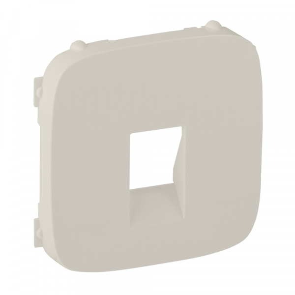 Legrand 755366 Valena ALLURE.Лицевая панель для аудиорозетки с пружинными зажимами одиночной.Слоновая кость