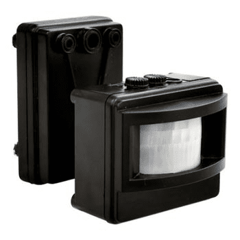 Датчик движения Feron LX-01/SE№14 500W-1200W DD=12m чёрный/белый