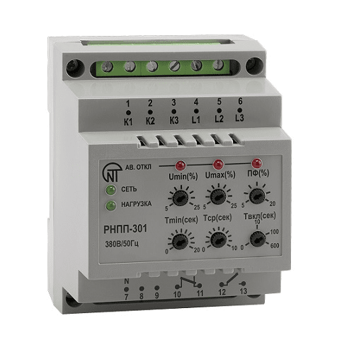 Реле напряжения КЭАЗ РНПП-301-У3 OptiDin