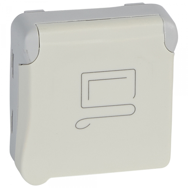 Legrand Plexo Белый Розетка 2К+З - с блокировкой - с винтовыми зажимами - французский стандарт - 16 A - 250 В