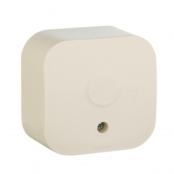 Legrand  Quteo  Слоновая Кость Вывод кабеля открытая установка 782246
