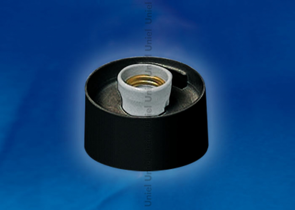 Основание для садово-парковых светильников.UFP-A01AE BLACK Е27 пластик IP44