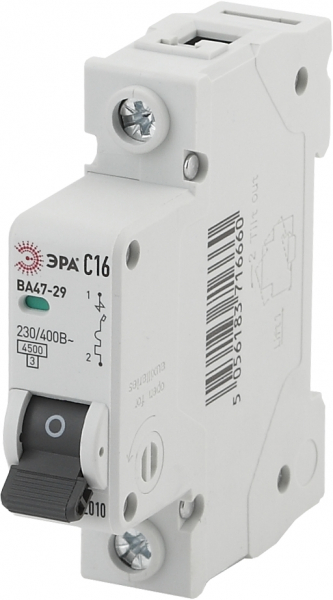 ЭРА NO-902-102 ВА47-29 1P 16А кривая C (12)