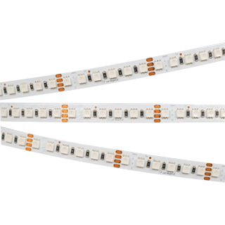 Светодиодная лента RT 2-5000 24V RGB 10mm (4040, 120 LED/m, LUX) (ARL, 13.2 Вт/м, IP20) (кратно 5)