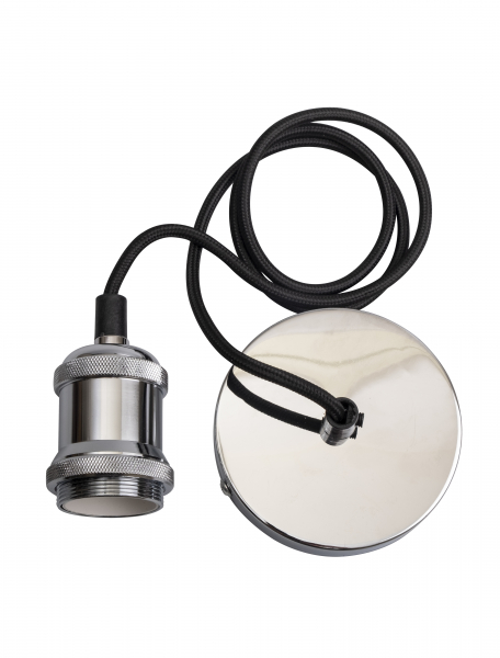 Патрон с проводом Jazzway RETRO PLC 01 E27 230V/1M  цвет Electrosilvering