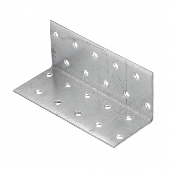 Уголок крепежный равносторонний 100х40х40x2 мм, оцинкованный - накл. Tech-Krep