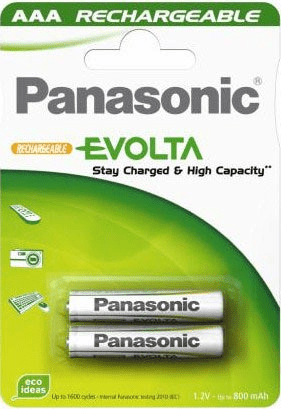 Аккумулятор Panasonic P03E/2B 800 mAh EVOLTA (кратно 2)