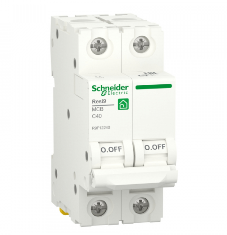 Автоматический выключатель Schneider Electric 2P 40А характеристика С (АВ) 6000A RESI9 R9F12240