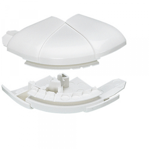 Угол внешний переменный от 60град до 120град - для кабель-каналов DLP 35х80/105 - белый