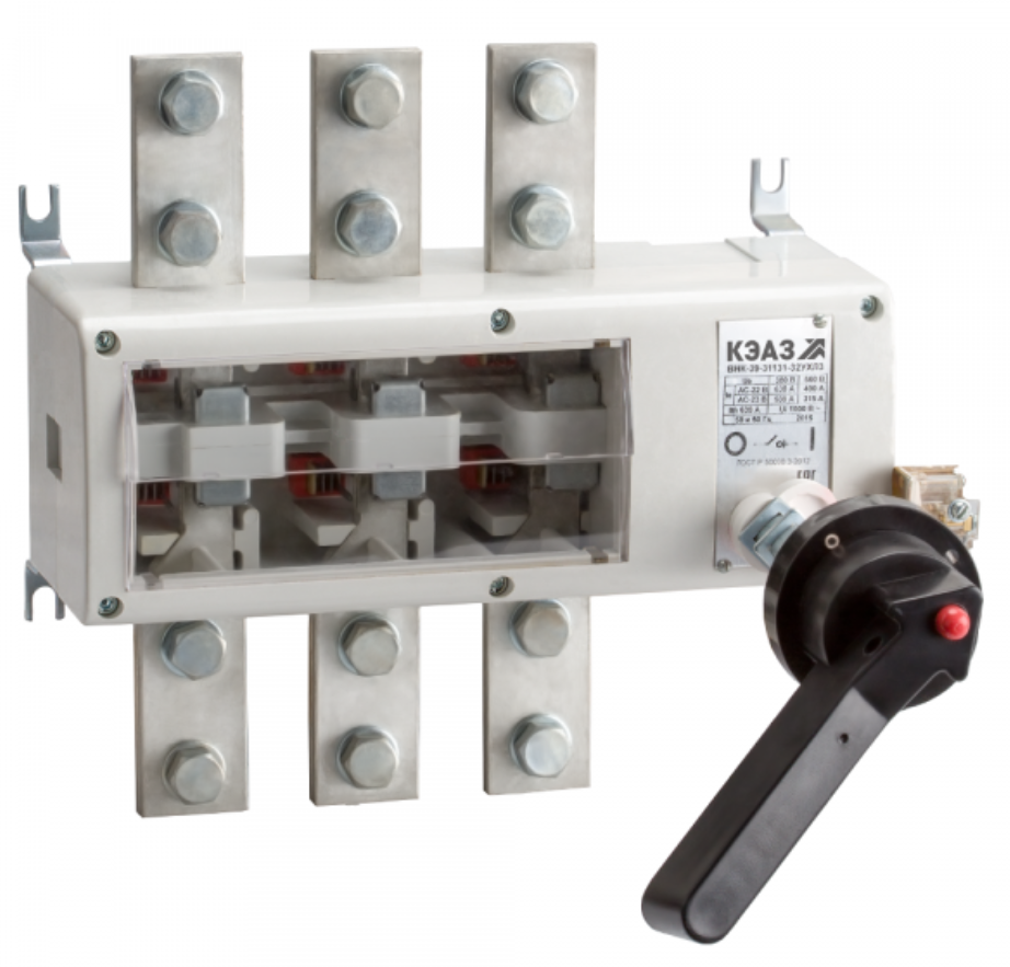 Выключатель нагрузки ВНК-39-31130-630А-IP32-УХЛ3-КЭАЗ
