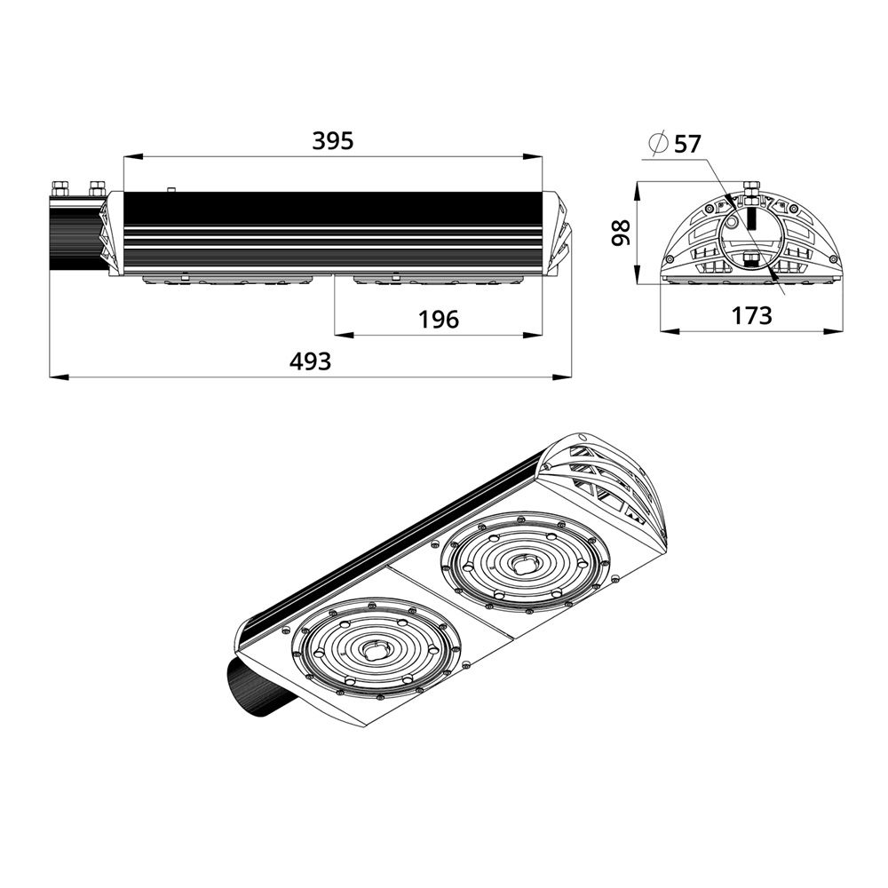 Магистраль v3.0 МЛ 150 CRI70 5000К 120°