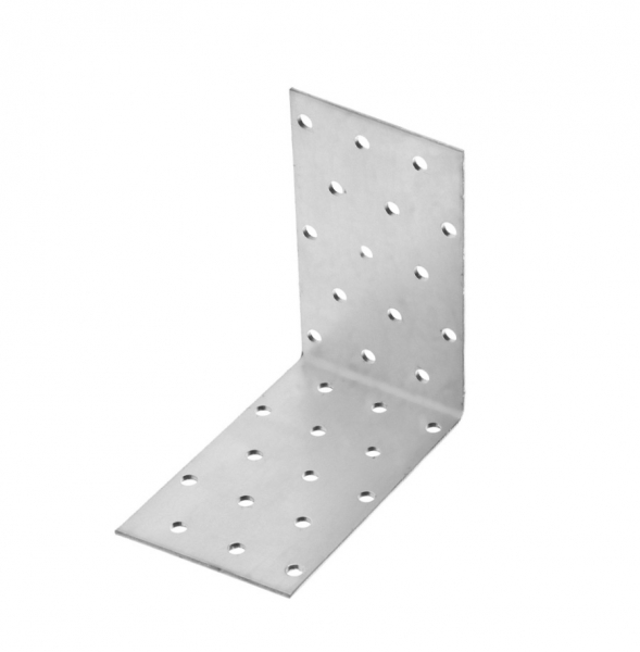 Уголок крепежный равносторонний 40х60х60x2 мм, оцинк. - накл. Tech-Krep