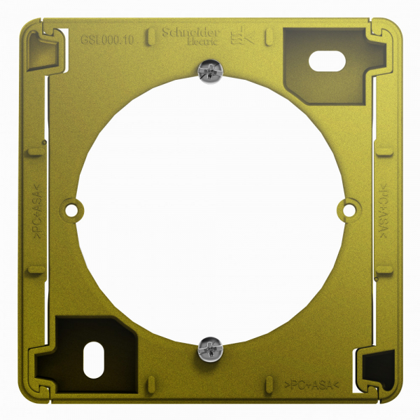 Glossa Фисташковый Коробка для наружного монтажа IP20 скрытая установка GSL001000